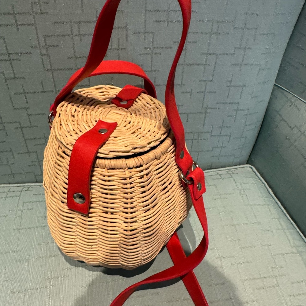 Basket purse Straw Studio